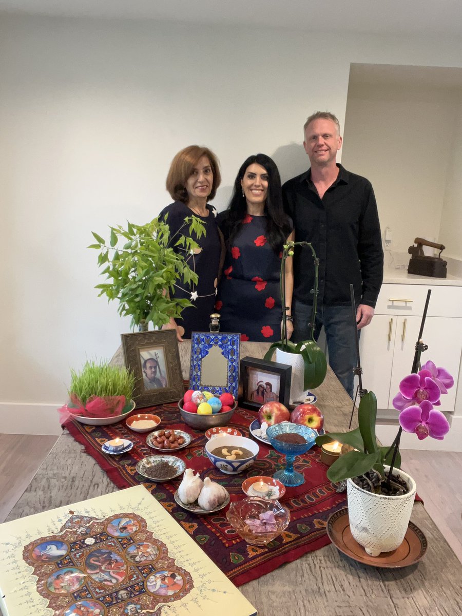 Happy Persian New Year ♥️.
I haven’t celebrated Norooz with my mom since 2005. Today was a great reminder of all these years that I spent far from home- 18 years to be exact. Today was the reminder of all the roots, love and hatred for that beautiful land

To woman, life, freedom