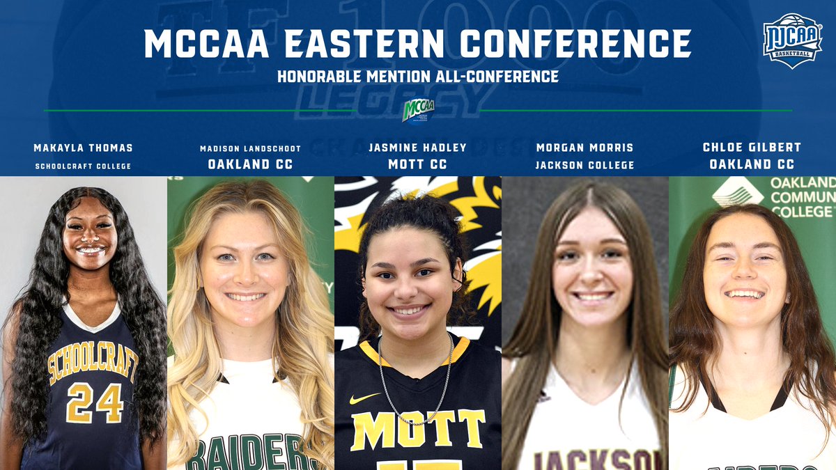 MichCCAA's tweet photo. MCCAA Eastern Conference Honorable Mention. https://t.co/4B8yd8fR3y