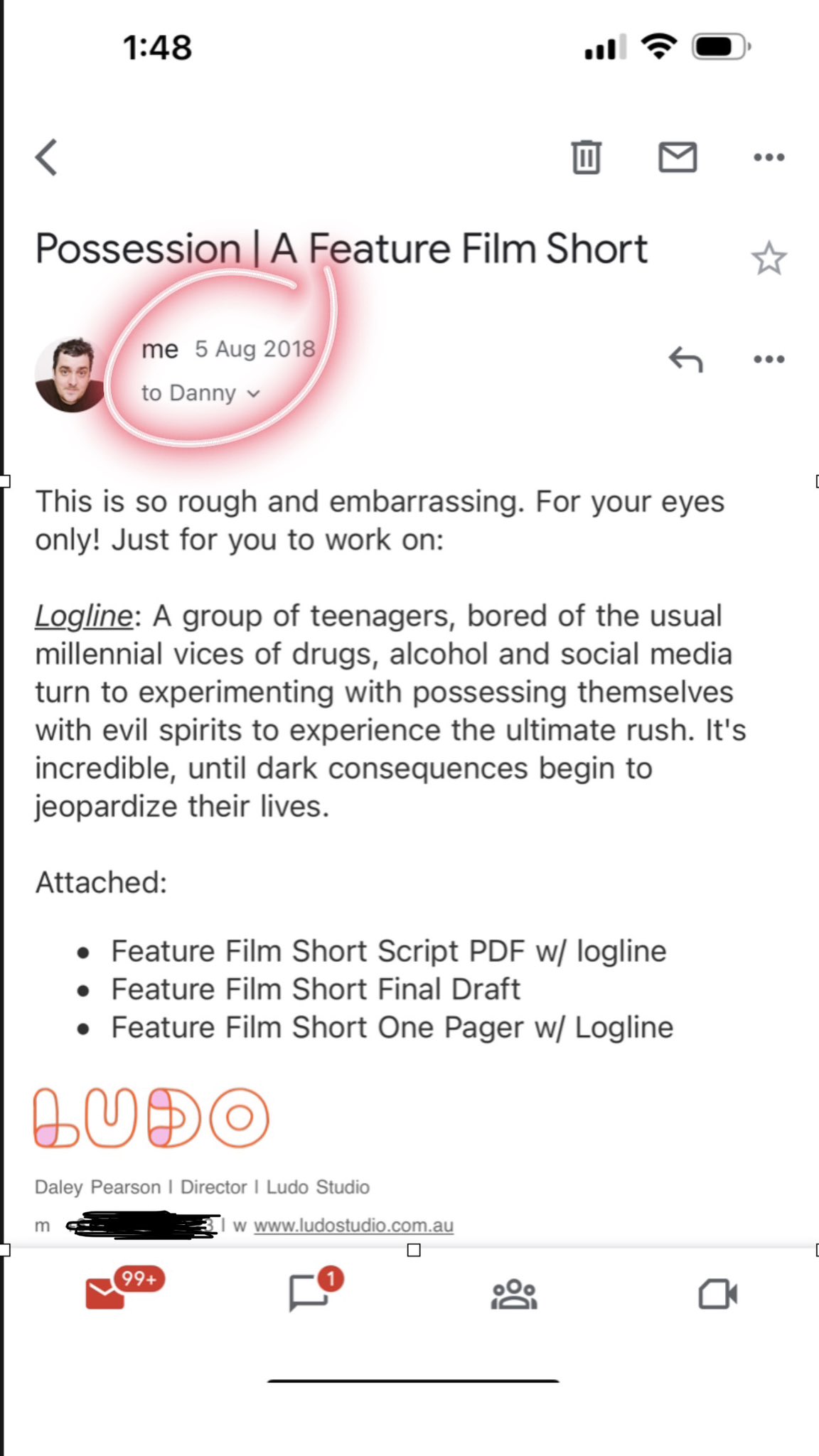 Daley Pearson on X: &ldquo;From an e-mail in Aug 2018 to a film with 