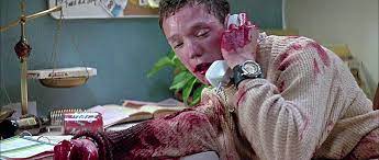 Alexander_Shaq's tweet photo. “Hey, you remember that horror movie where the guy got hit with the #telephone prop in the wrong area? Wouldn’t it be cool if there was a serial killer who #wield one as their killing operandi?” 

“It’d be an #excuse to make more creative kills.”

#ConverStory #366FF #vss365 https://t.co/FqvioA9k4c