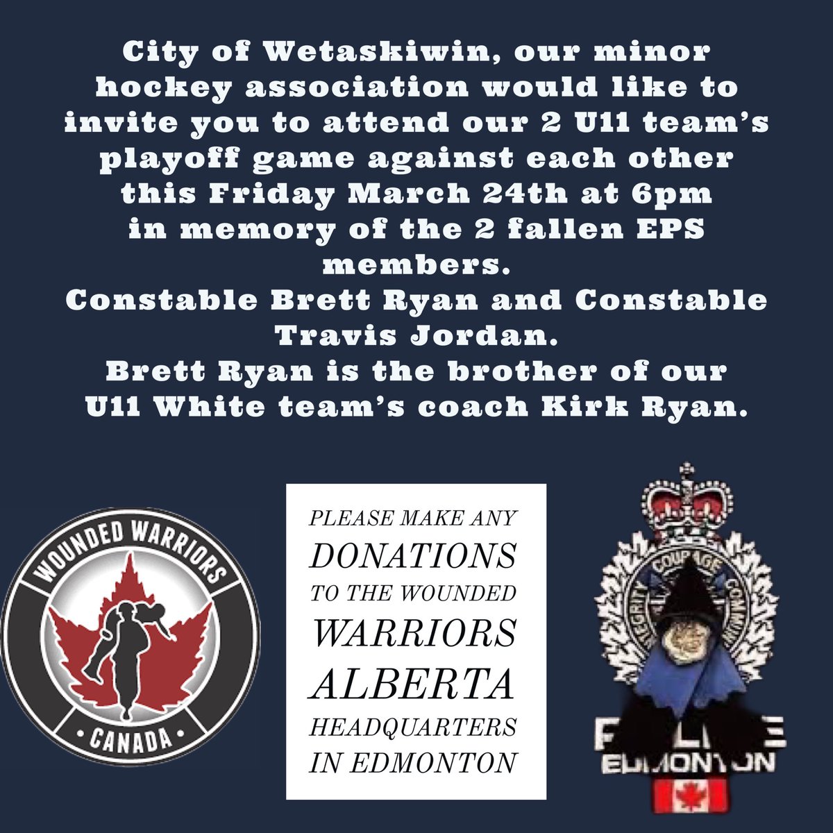 Wetaskiwin Minor Hockey (@minorwetaskiwin) on Twitter photo 