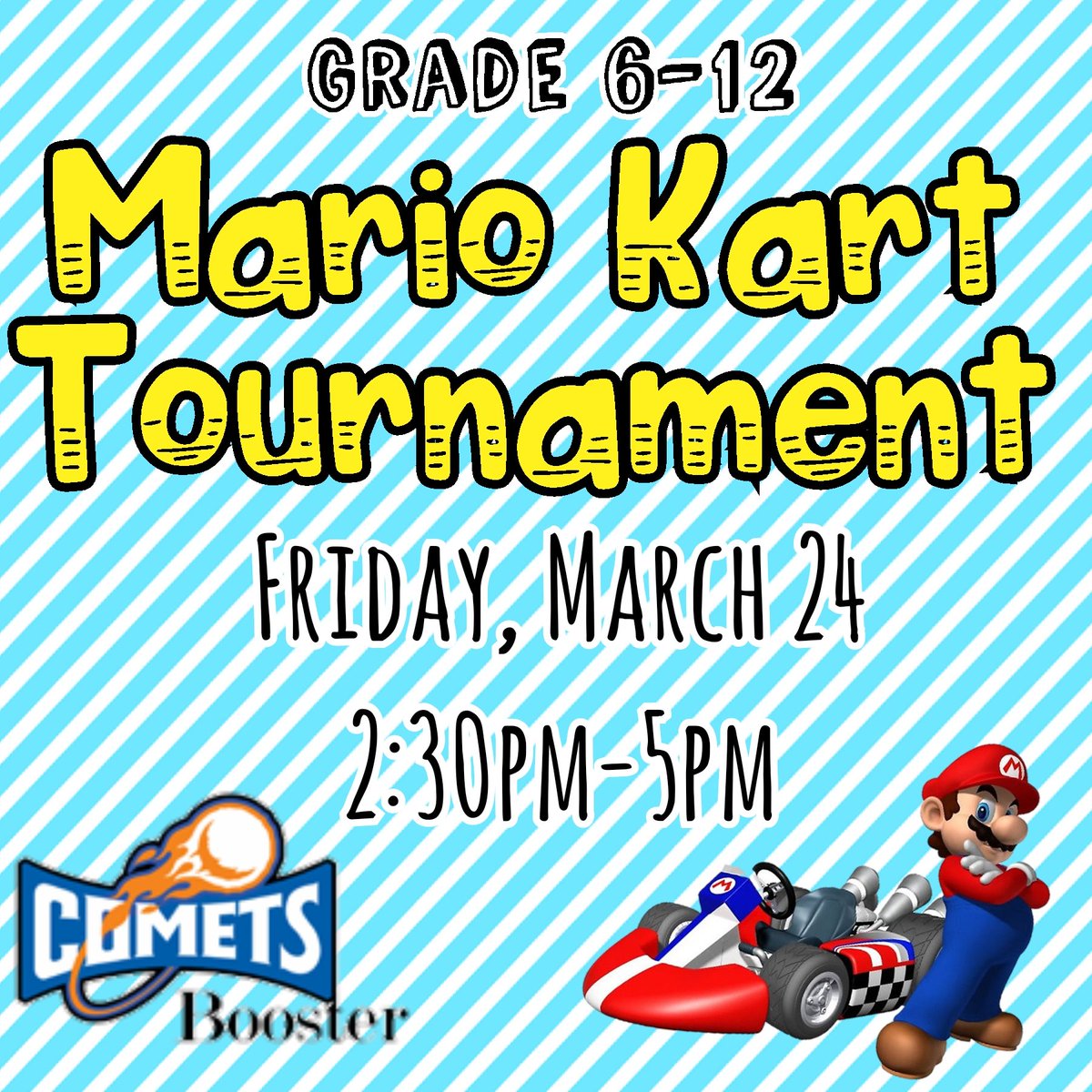 CometsBooster's tweet photo. Please have permission slips returned by Thursday March 23rd if your student would like to attend. If you have any additional questions please contact Mr.Verke at jverke@kcsmn.org https://t.co/GInEa5K6lN