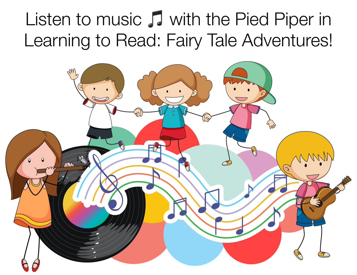 Follow the Pied Piper in Learning to Read: Fairy Tale Adventures! 🎶 christiansforever.com/music-for-begi… #thepiedpiper #kidsaudiobooks #kidskindlebooks #ldsbookstore #homeschoolmusic