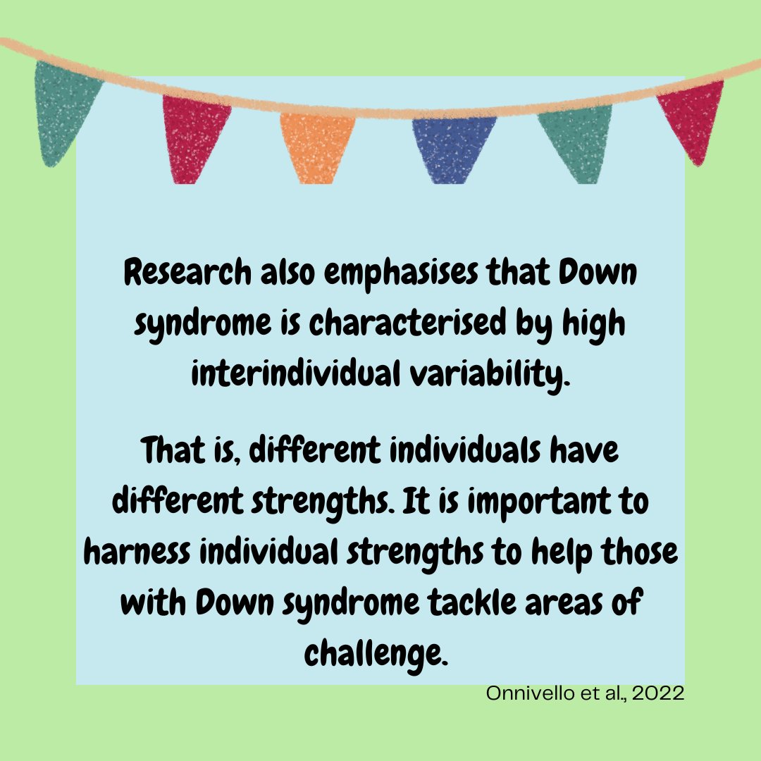 CDDTlab's tweet photo. To celebrate #WorldDownSyndromeDay here are some strengths of Down syndrome from cognitive neuroscience research!

#DownSyndrome #strengthsbased https://t.co/biF0IDAcmA