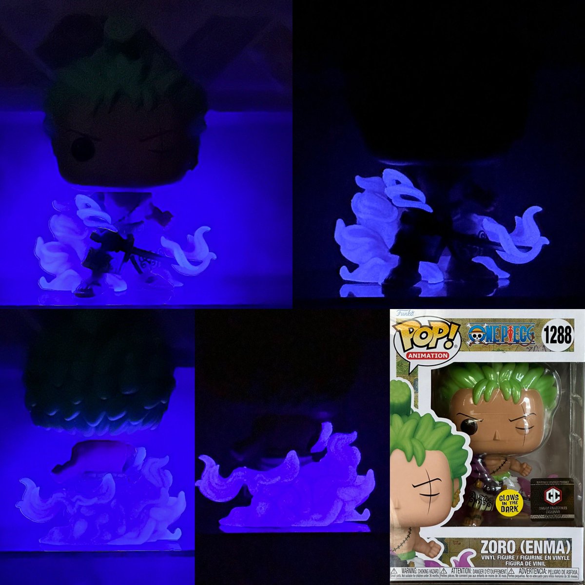 DisTrackers on X: 📭📦 Glow Check: @chalicecollectibles exclusive Zoro ( Enma)! . Night mode - Left. Regular shot - Right. #OnePiece #Zoro #Funko  #FunkoPop #FunkoPopVinyl #Pop #PopVinyl #Collectibles #Collectible  #DisTrackers  / X