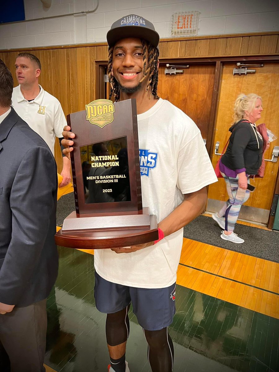 Ronn Flood Jr., former Union HS student/athlete, now attends Brookdale CC &amp; plays on their basketball team. This past weekend Brookdale won the D3 NJCAA national championship in Upstate NY! Beating teams from Chicago, Minnesota, &amp; North Carolina in the final game. #WeareproudofU