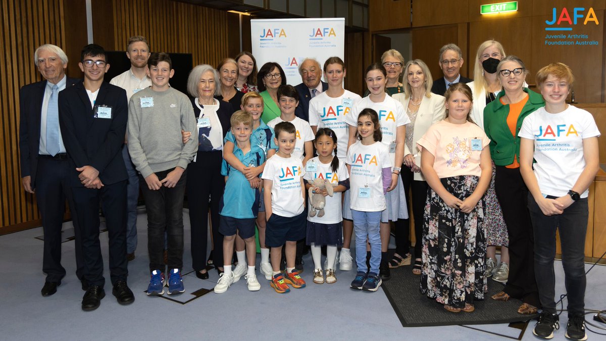 Thanks to MPs <a href="/gedkearney/">Ged Kearney</a>, <a href="/Louise_Pratt/">Louise Pratt</a>, Dr Mike Freelander, <a href="/polley_helen/">Helen Polley</a>, Anne Webster and <a href="/JAFAforkids/">JAFA</a> families for supporting the launch of the 1st national registry to build vital data to help Aussie kids with #juvenilearthritis. #jafa #juvenilearthritisweek