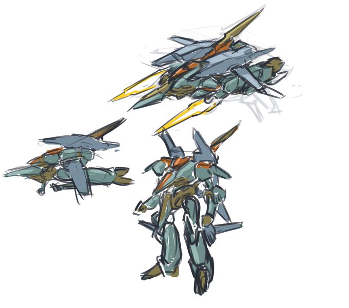 可変モーターグリフ"クラウドバスター"デザイン&amp;変形機構検討中 