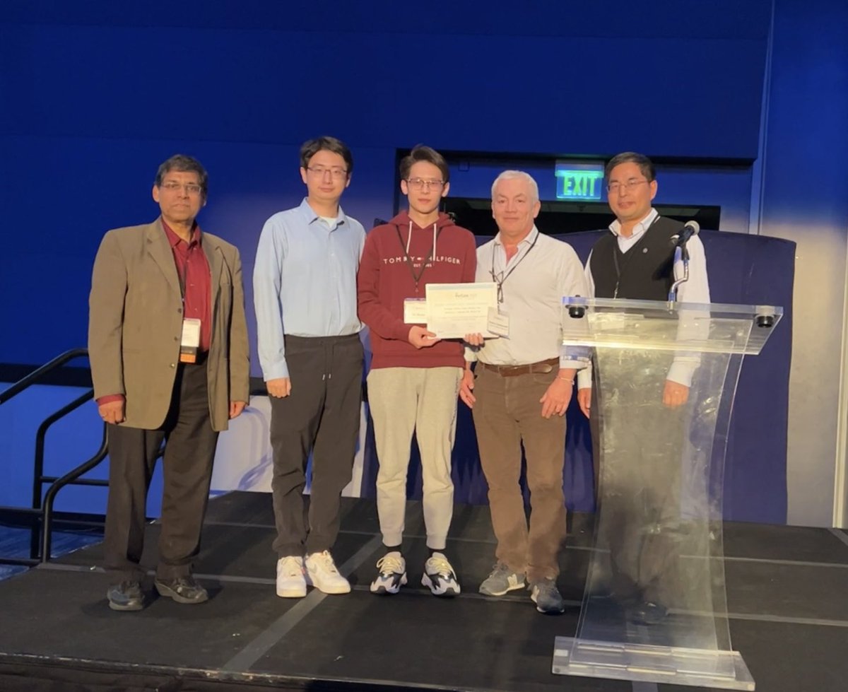 diduanaca's tweet image. Thanks to my co-authors and the committee of PerCom2023. A nice trip to Atlanta!
#PerCom #Percom2023 #BestPaperAward