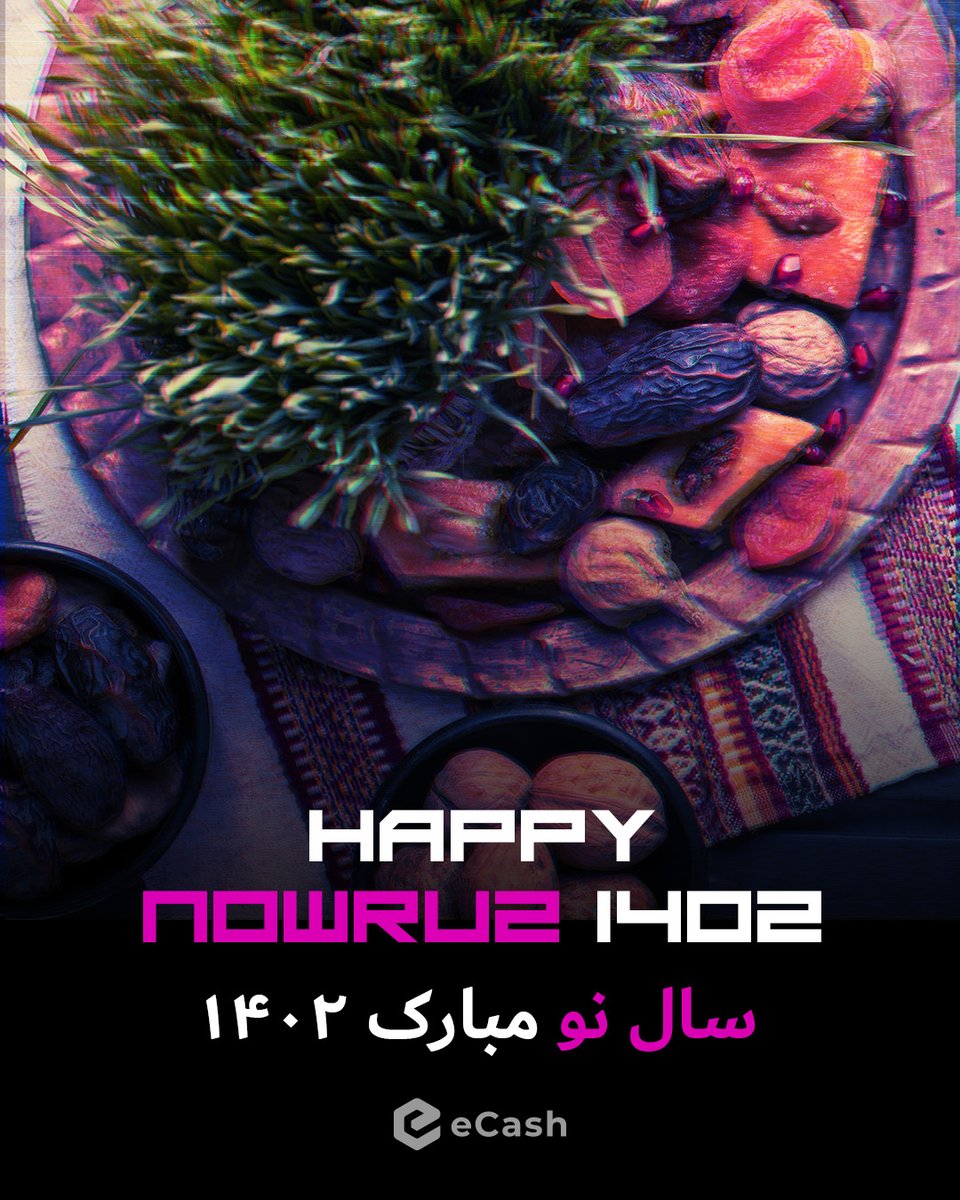 Happy #Nowruz 1402 🌼💙

سال نو مبارک ۱۴۰۲ 🌼💙

#eCash #PersianNewYear $XEC