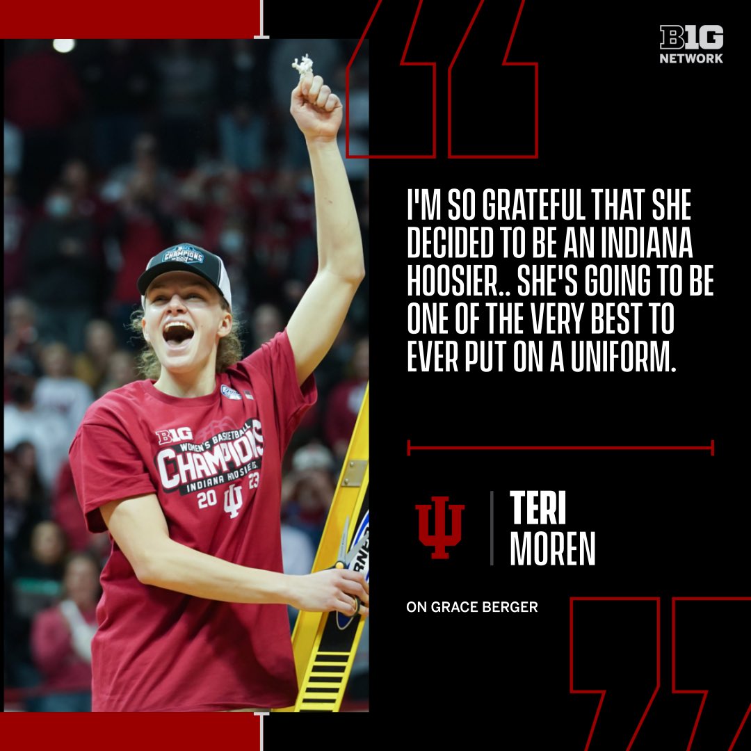 IndianaOnBTN's tweet photo. Thank you, @grace_berger34! 🫶

#IUWBB x @IndianaWBB https://t.co/MKfAz22RYy