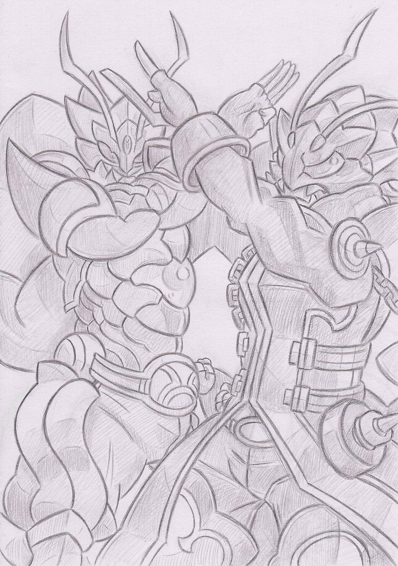 シン仮面ライダー見たので神羅万象よりダブルガイレンオー 