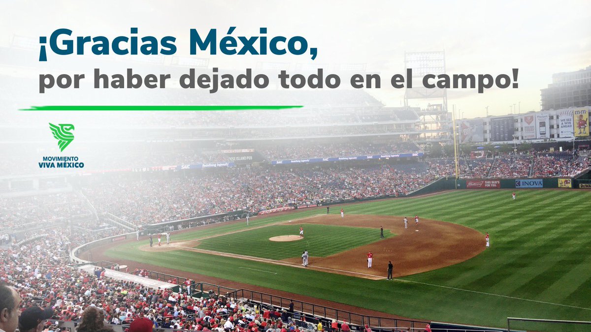 EVerastegui's tweet photo. Gran trabajo de nuestra selección mexicana de béisbol. ¡Gracias por dejar todo en el campo! #VivaMexico https://t.co/3UGMIas5E5