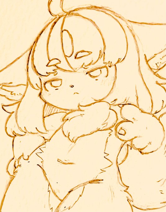 おこ代理♀らくがき
いきなりモフられたり尻尾を触られたりすると怒る😡 