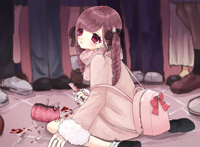 #三億アカウントの中から私を発掘してください関わったら人生めちゃくちゃにされそうな女の子や可愛いだけで済まない女の子の暗い部分を描いてます 
