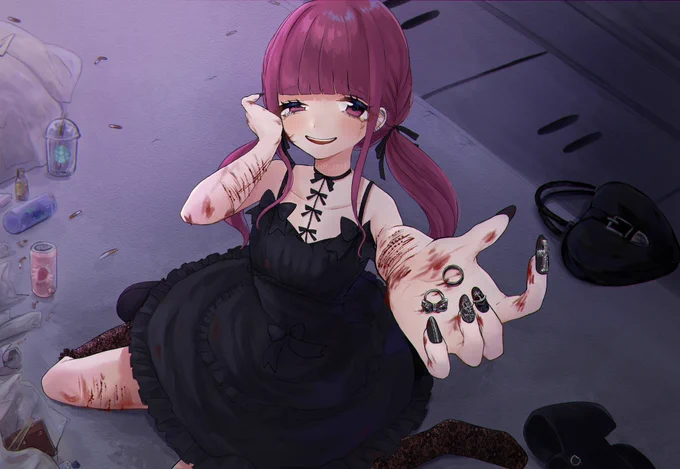 #三億アカウントの中から私を発掘してください関わったら人生めちゃくちゃにされそうな女の子や可愛いだけで済まない女の子の暗い部分を描いてます 