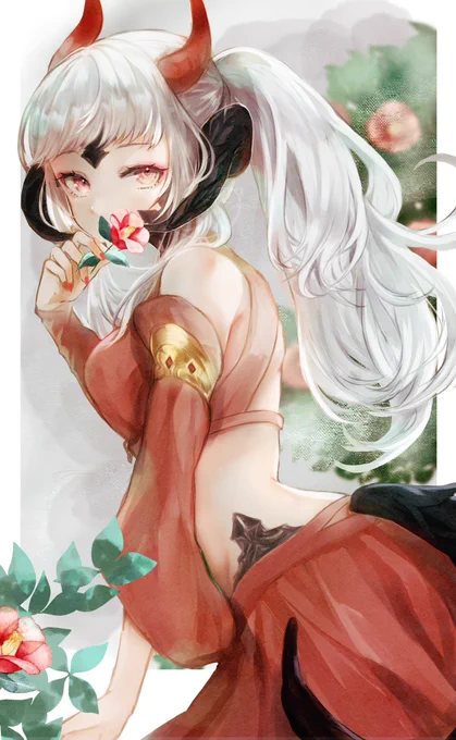 鬼っこアウラちゃん#FF14イラスト #FF14art 
