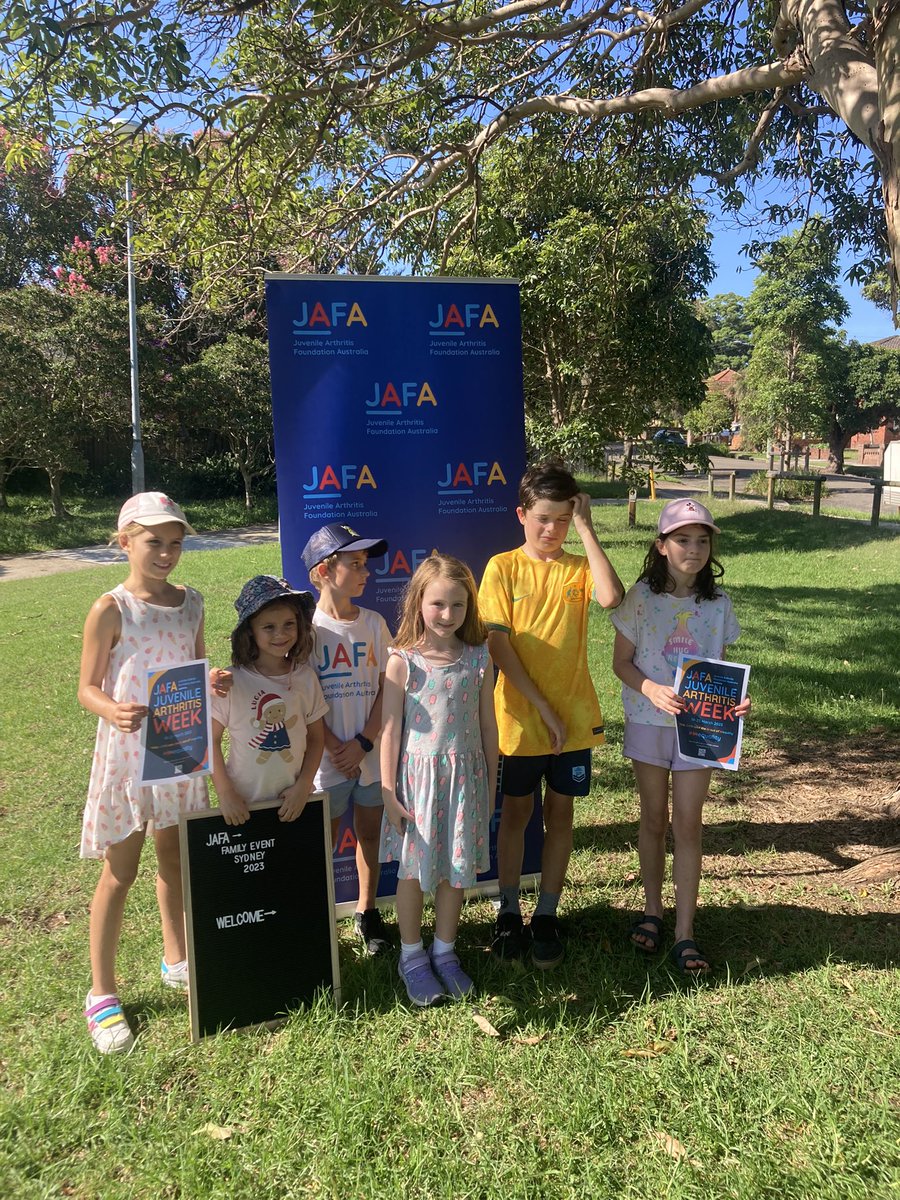 Nylah (middle) couldn’t make it this morning to Canberra but caught up with some friends and their siblings on the weekend.
<a href="/JAFAforkids/">JAFA</a> helps connect families affected by JA, sharing experiences is vital.