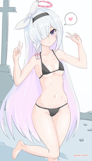 水着プラナ#ブルアカ 