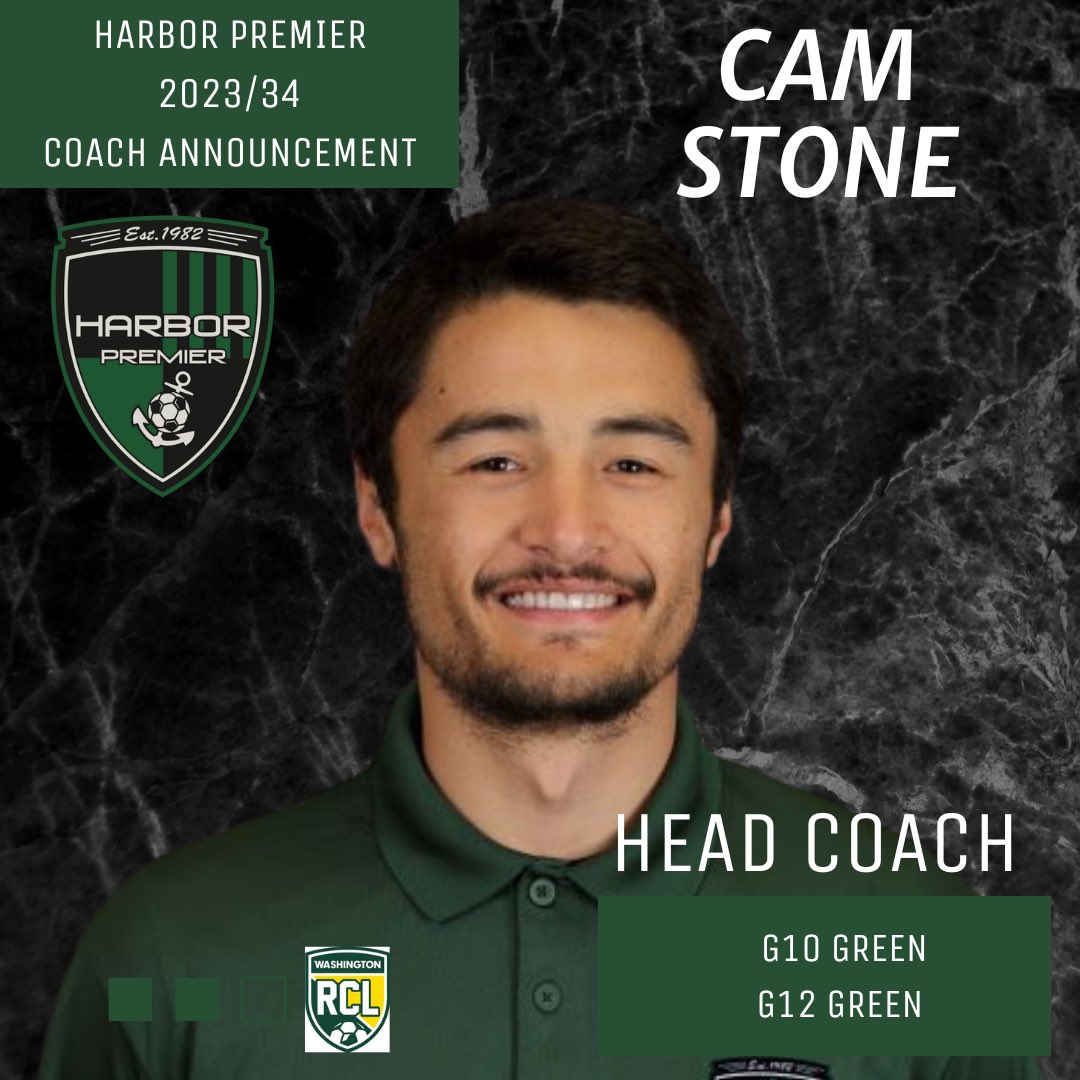 HarborPremier's tweet photo. Cam Stone 

G10 green
G12 green 

#weareharbor #Coachannouncement https://t.co/D8t8pmtPTd
