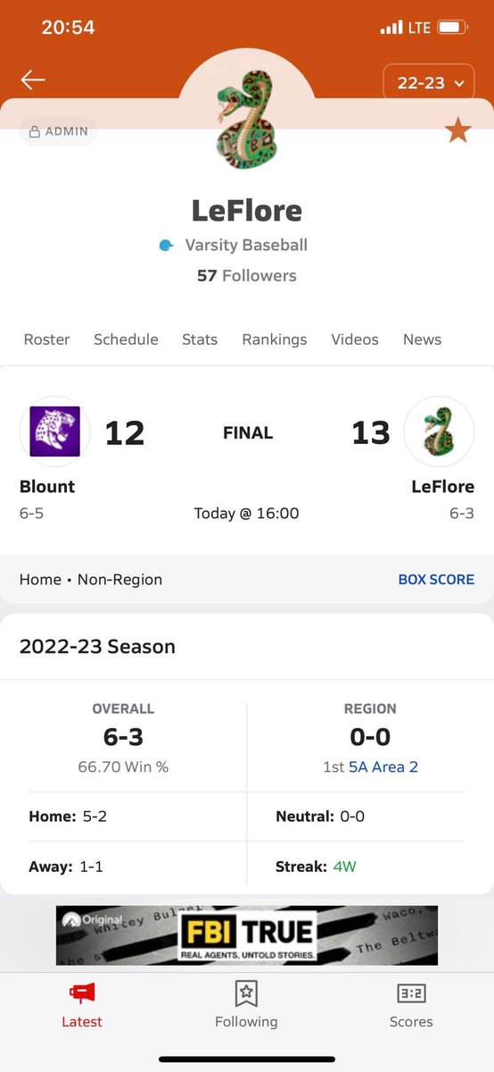 Blount Baseball tweet media