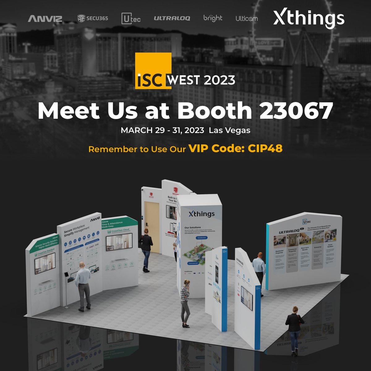 AnvizGlobal's tweet photo. 8 days countdown!🎉
The long-awaited event #ISCWest is about to open! Anviz sincerely invites you to visit our booth 23067
Click the link to register for a free exhibition pass: https://t.co/MsJZYJurbq
We look forward to meeting you!
#Anviz #ISCWest2023 #Xthings https://t.co/6PIcisQkEq