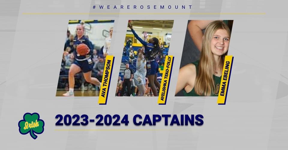 and last but not least voted by their teammates for next year our 23-24 Captains