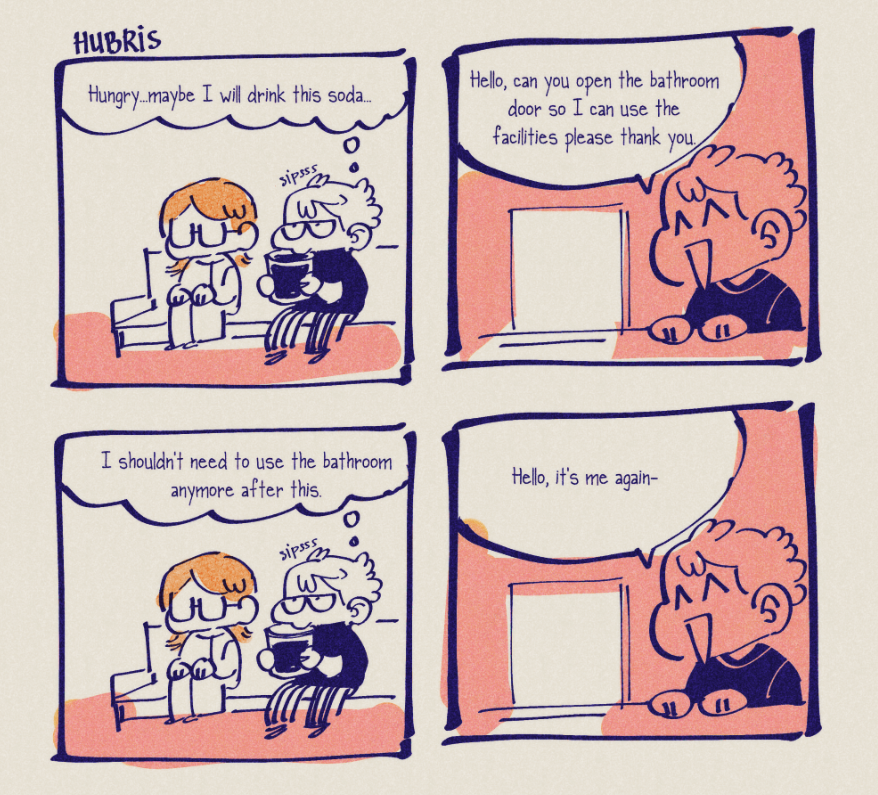I don't leave the house a lot so I can't tell if these are normal human experiences but sometimes, I feel like a divine power is fucking with me. 