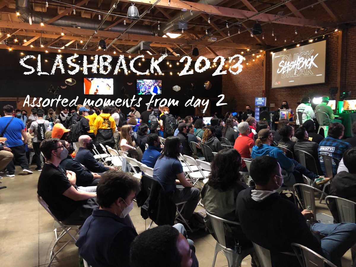 kurushii_drive's tweet image. I compiled some assorted moments from day 2 of #Slashback2023 to capture some of the hype from the event in-person in one video. YouTube link is below 👇