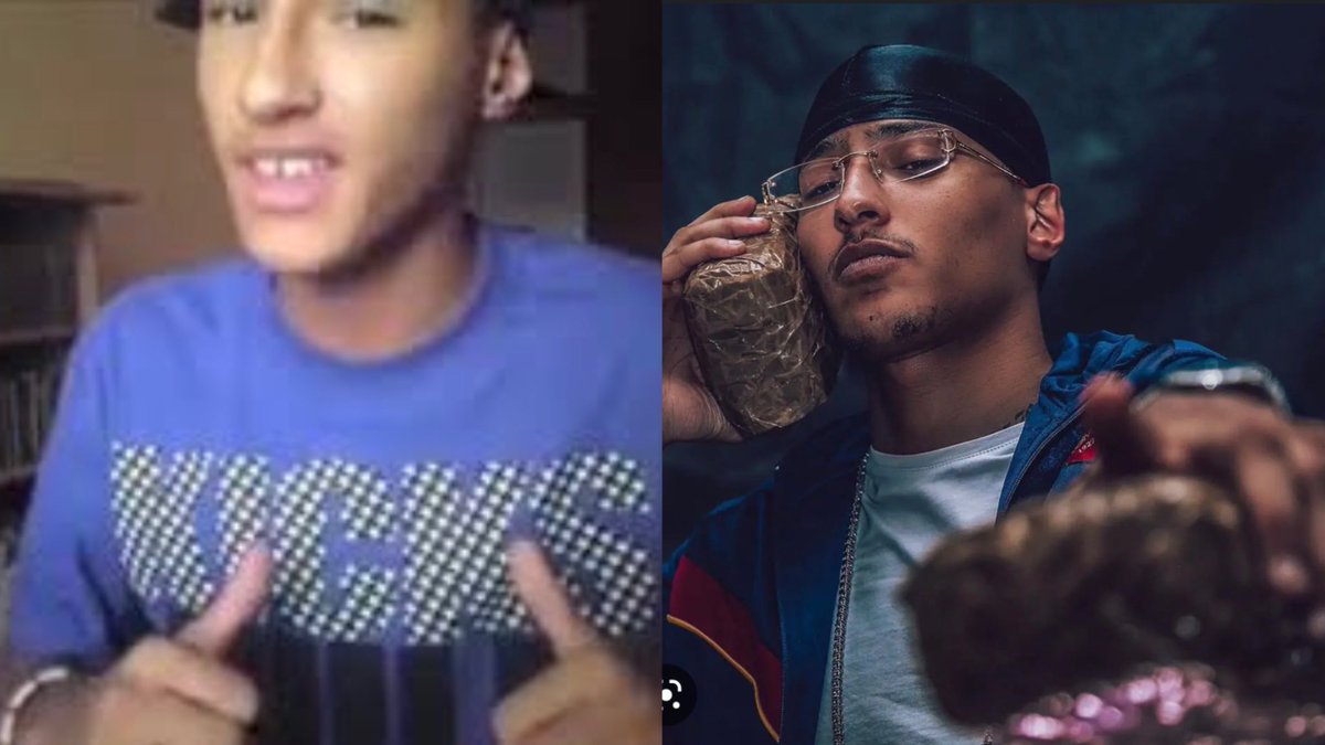 kolisomator's tweet photo. Freez Corleone avant vs après 😳 https://t.co/Cng44OHzNE