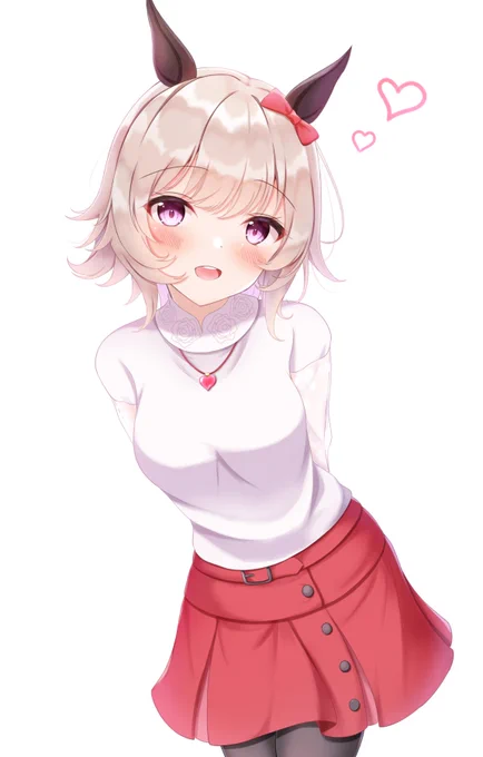いつもの私服カレンチャン差分も!#ウマ娘 #カレンチャン 