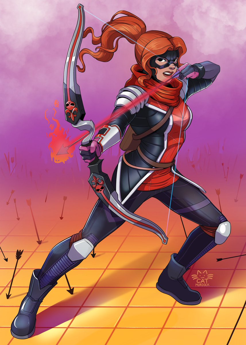 CatMurdock_Art's tweet image. MCOC MASH-UP MONDAY #159 @MarvelChampions !

Guillotine + Kate Bishop = Soul Sniper

💀🌹🏹
