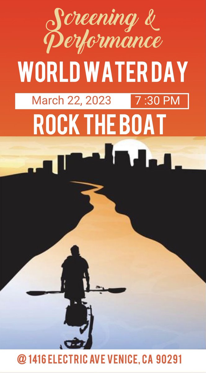 lariverx's tweet image. Come meet the founders of LA River Expeditions for a screening and performance this Wednesday, March 22nd, 2023 of #RockTheBoatSavingAmericasWildestRiver eventbrite.com/e/565567235827