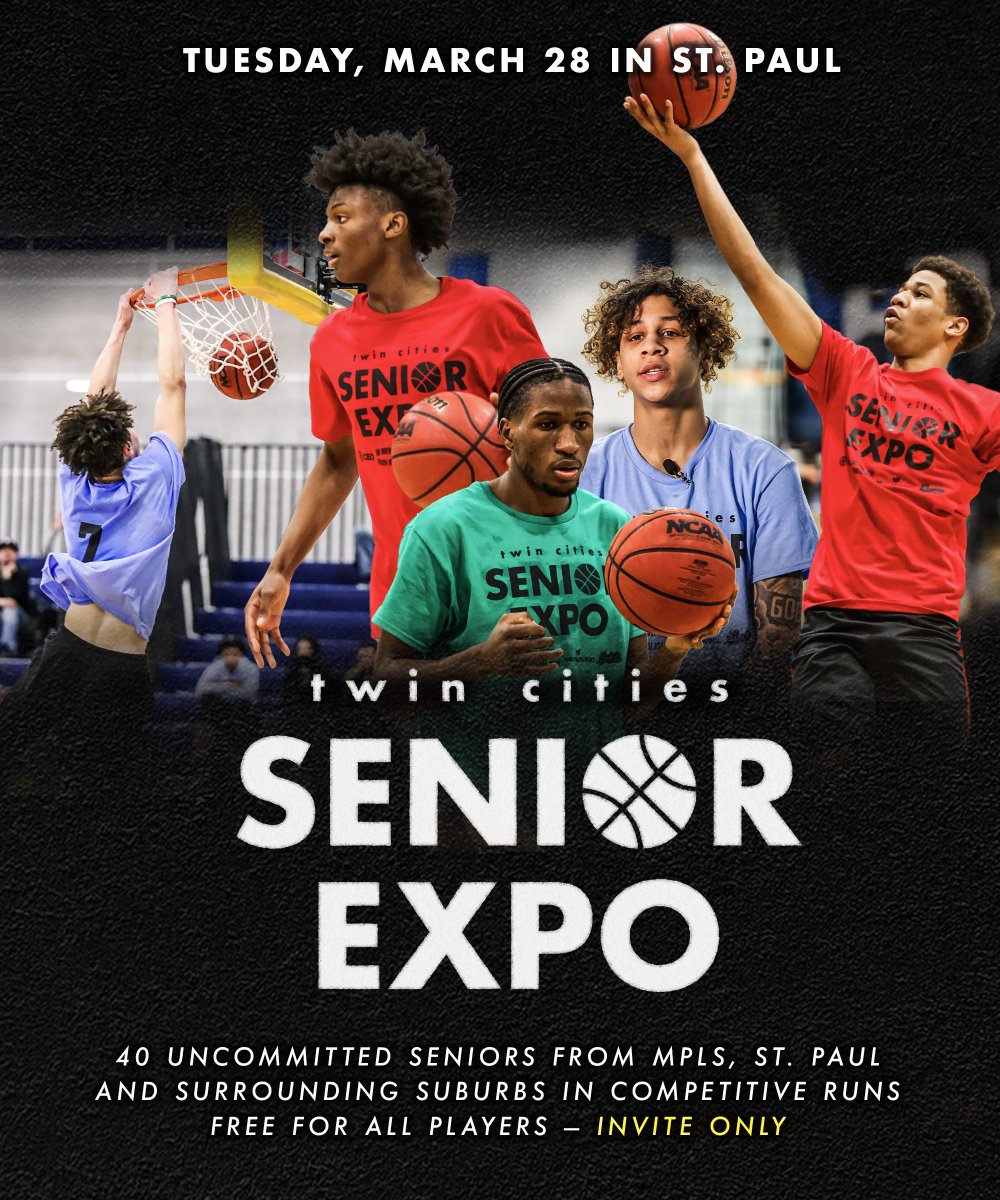 Rosters are set ✅
We are one week from the Senior Expo in St. Paul ⏱️
Coaches can RSVP at our website here ⬇️

seniorexpo.my.canva.site
