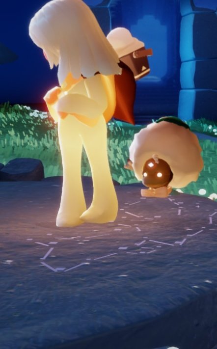 Sky_t_note's tweet image. お友だちが埋まっちゃうバグかわいい…
#Sky星を紡ぐ子どもたち