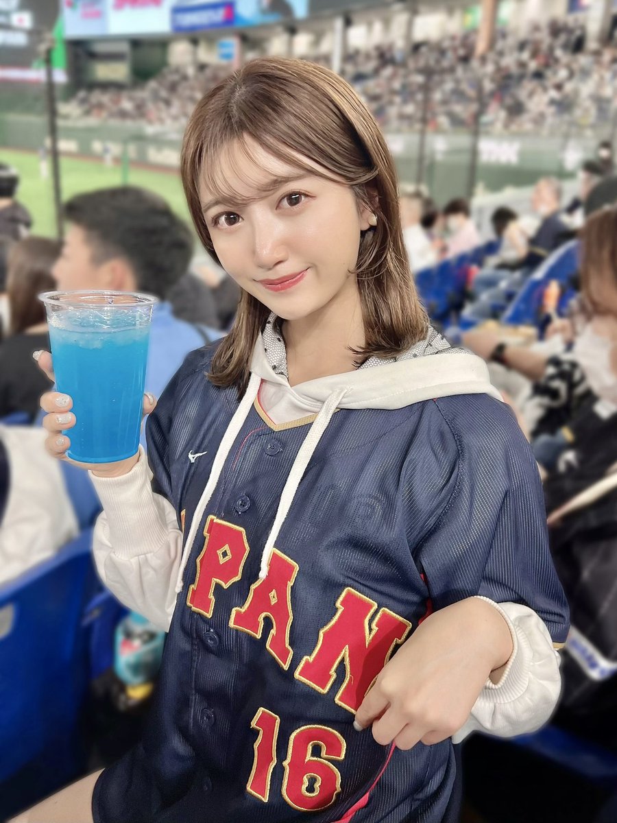 TittyChu's tweet photo. #WBC 準決勝テレビ観戦してた！⚾️

最後逆転勝ちめっちゃ感動した！😭✨
明日の決勝楽しみ🔥

#WBC2003 #WorldBaseballClassic #WorldBaseballClassic2023 #野球girl #野球ガール #野球女子 #野球ファンと繋がりたい #野球好きな人と繋がりたい #東京ドーム 

(写真はドーム観戦したvsイタリア戦) https://t.co/UOk9RZkS0s