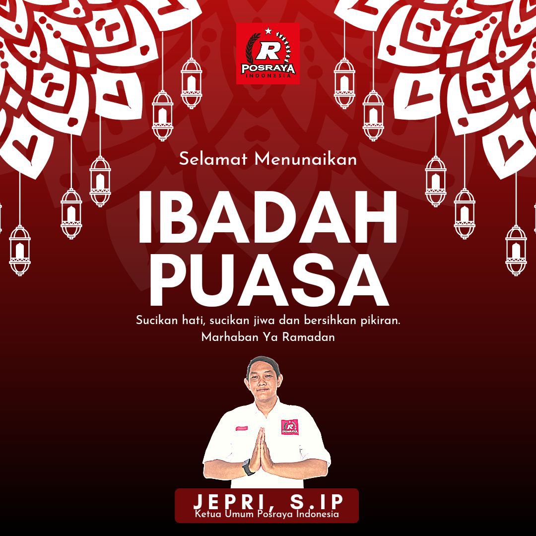 Jepri_SIP's tweet photo. Selamat menunaikan Ibadah Puasa https://t.co/1m7Ek8d2R0