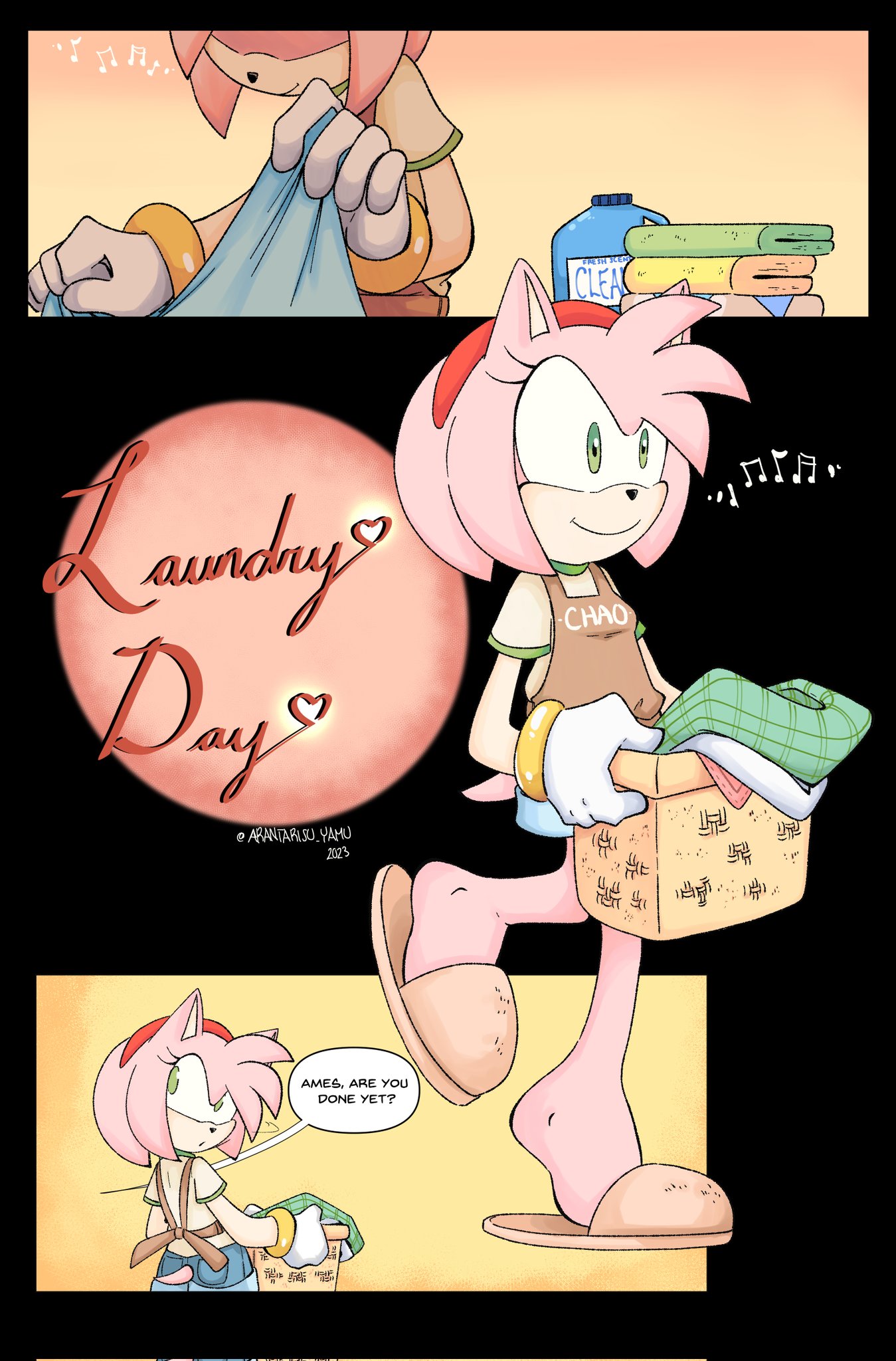 Sonamy comic part 1 in 2023  Sonic and amy, Sonic, Comics