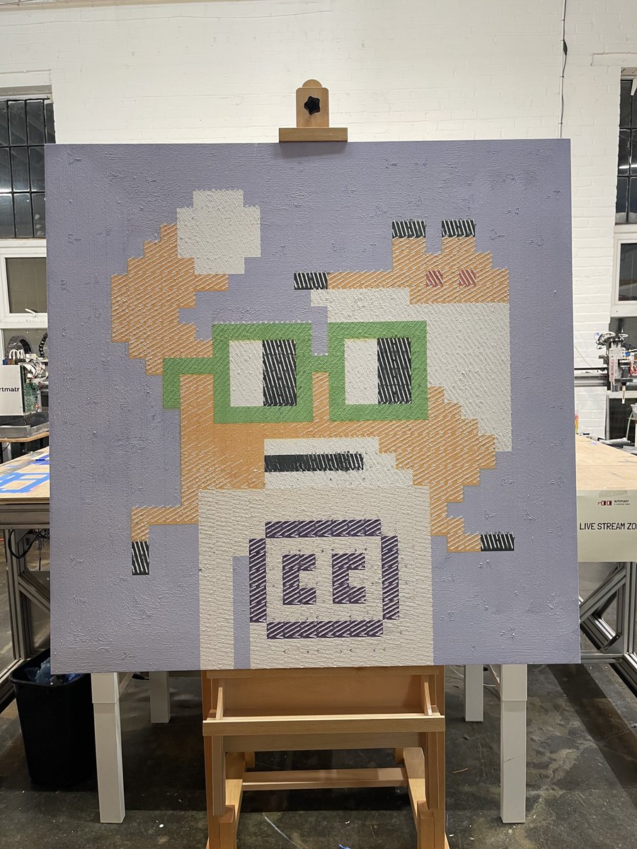 first look at the @artmatrco x <a href="/nounsdao/">Nouns.eth</a> project🔥👀 see the making of this artwork on my IG