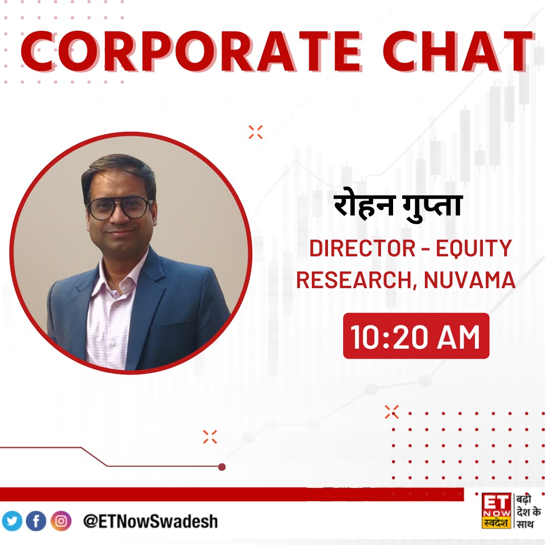 ETNowSwadesh's tweet image. कैपेक्स पर केमिकल कंपनियों की बड़ी तैयारी
कैसा है केमिकल सेक्टर का आउटलुक?
केमिकल सेक्टर को लेकर स्पेशल रिसर्च?

देखिए #Nuvama के डायरेक्टर-इक्विटी रिसर्च, रोहन गुप्ता से खास बातचीत 10:20 AM पर
 
#StockMarket #ChemicalStocks