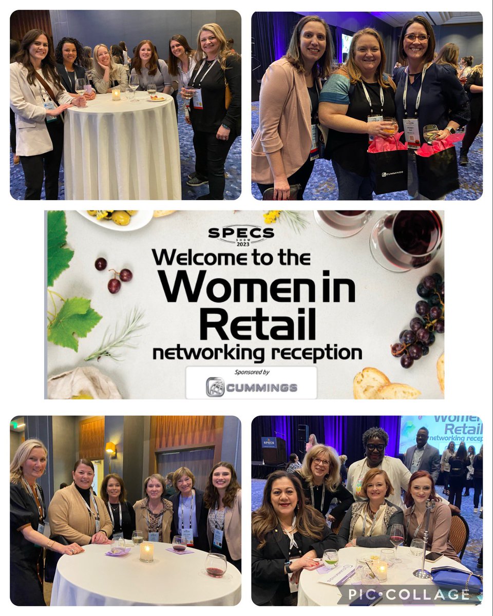 #specsshow2023 ‘s “Women in Retail” reception — the show’s biggest yet —featured time devoted to Networking, comraderie and girl power! #womenempoweringwomen #nationalwomenshistorymonth #retail <a href="/Deena46/">Deena Amato-McCoy</a>