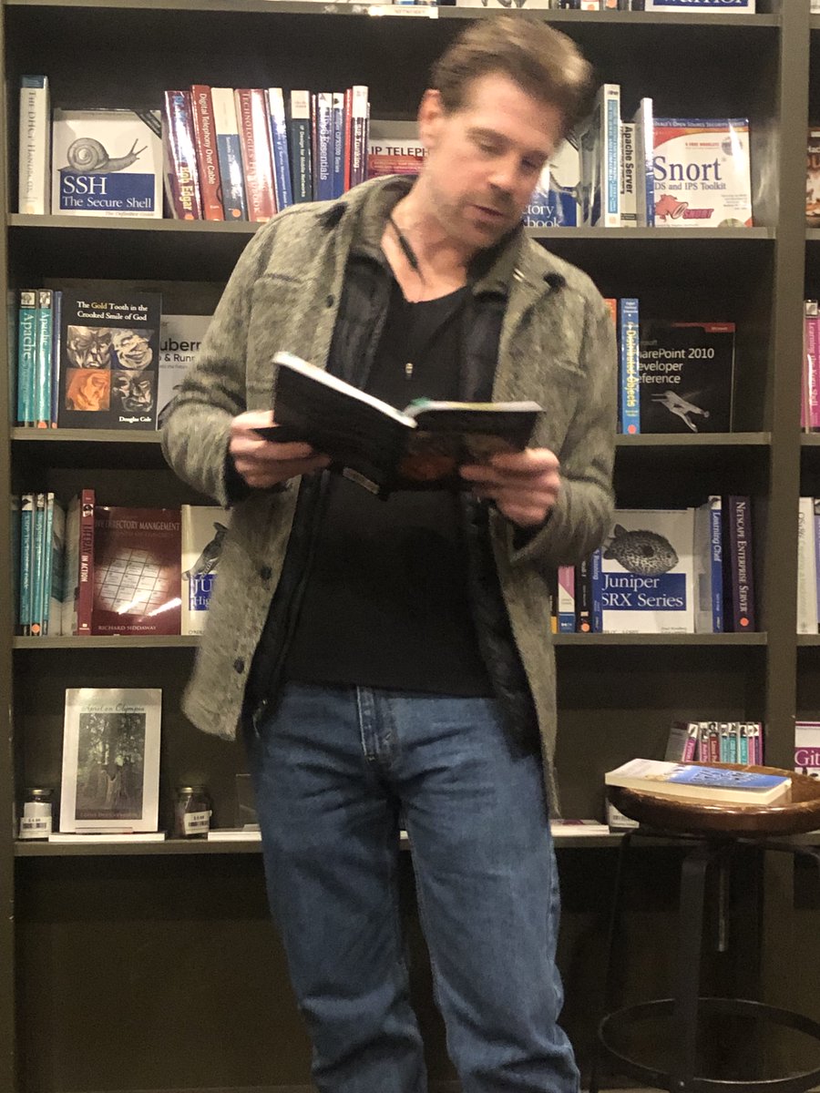 INTJs_rock's tweet photo. Here are Douglas Cole @TerryTierney14 reading at the Audible Browsing Experience at Offsite #awp2023 on 3/9! Thank you to @Adason15th for hosting our group reading. 😀
#AWP23 #awpseattle #authorevent #authorscommunity #writingcommunity #writerscommunity #independentbookstore https://t.co/Ej6e7H2qSu