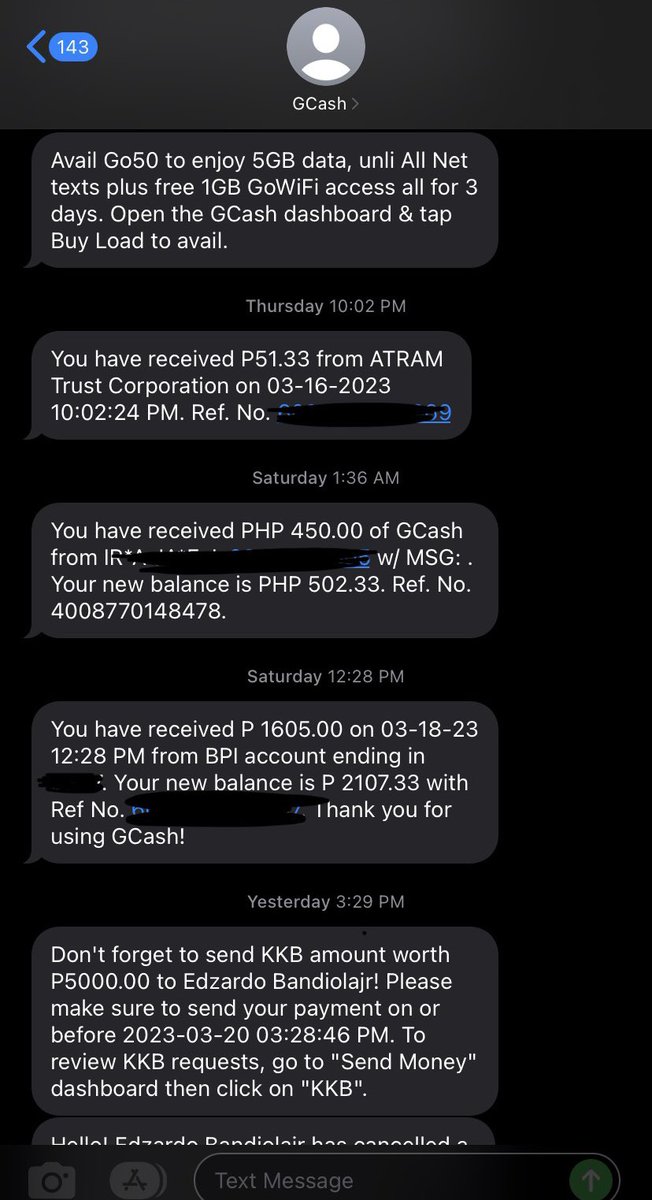 eggsyweggsies's tweet photo. @justinmaniluh @gcashofficial Yes it comes from GCash itself but it's not initiated by GCash agents po. They script it just so you will believe it is coming in as fraudulent pero sila pala talaga ang aatake. Anyone can request and cancel KKBs that's why it can be exploited for scams #KKBScam #GCashScammers https://t.co/AYkGjyY2zx