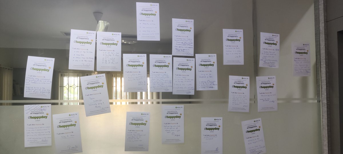 ACSEN_agri's tweet photo. Happy International Day of Happiness! At #ACSEN, we invite our employees to reflect on what makes them happy and to take time to celebrate their own happiness.
#InternationalDayOfHappiness #HappyPlanet #betterworkplace https://t.co/8aERUUCl1U