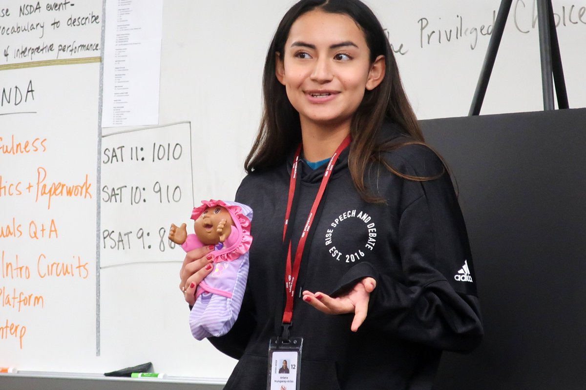 CPRBrundin's tweet photo. Oh my golly, I am so excited about the story tomorrow on a mighty speech and debate team. Please tune in at 6:29/8:29 a.m. /4:50 p.m. tmr or click on Listen on story link @CPRNews It is fun to listen to! Everytime I go into schools so much cool stuff is going on. #edcolo #speech https://t.co/UmaRnthI0m