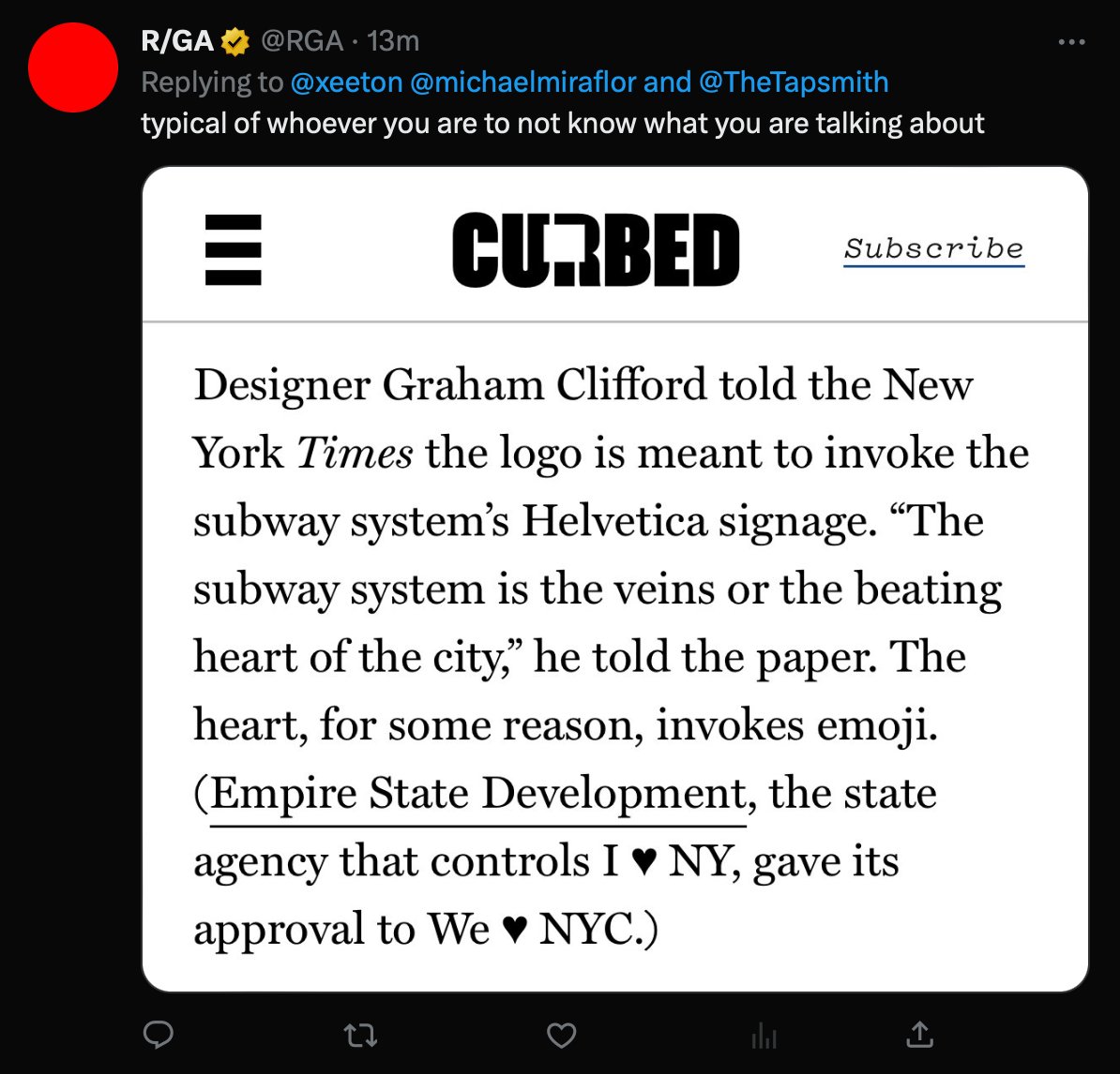 xeeton's tweet photo. @RGA @michaelmiraflor @TheTapsmith thanks for deleting this tweet :) I added a little comparison to show y'all what Helvetica looks like https://t.co/jHxE8jswfn