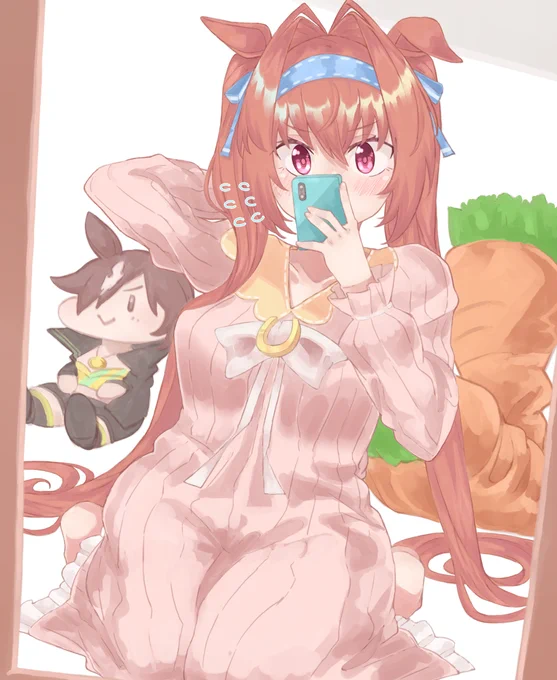 担当ウマ娘から自撮りが送られてきた#ウマ娘 