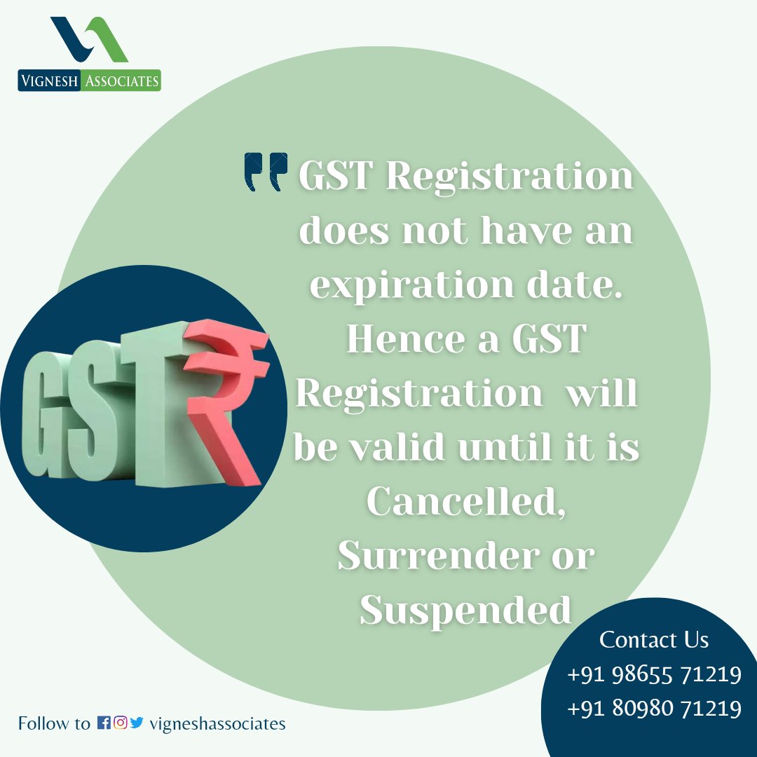 VIGNESHASSOCIA2's tweet photo. #gstregistration #gstreturnfiling #gstfiling #gstcancellation #gstrevocation #gstappeal #gstcomplainces #gstupdates #gstrefund #gst https://t.co/bR3lcjaa2q