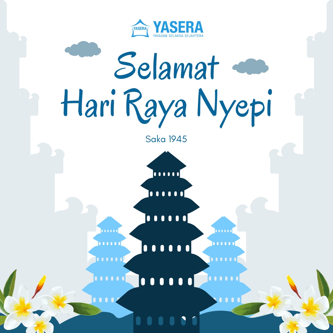 yaseraindo's tweet photo. Selamat Hari Raya Nyepi Tahun Saka 1945 bagi Sobat Yasera yang merayakan.
Semoga perenungan diri dapat mengembalikan jiwa yang bersih dan suci, untuk kedamaian hati.
#HariRayaNyepi
#nyepi #tahunbarusaka1945 #tahunbarusaka #silenday #silenday2023 #baliculture #caka1945 #Yasera https://t.co/fwxJoaov0l