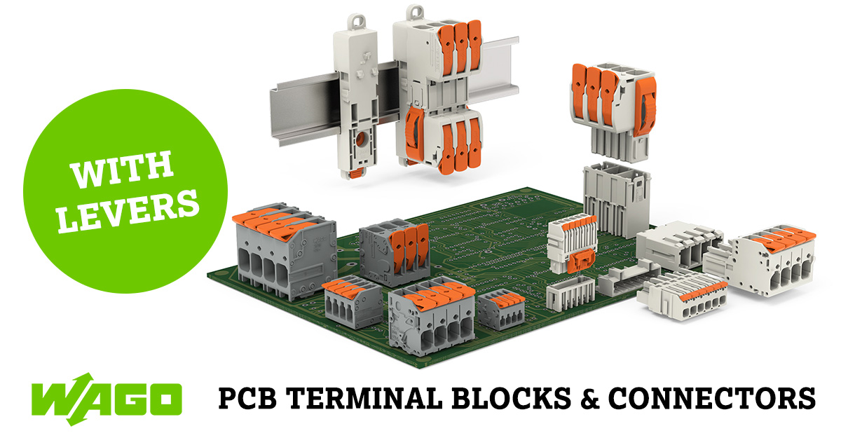WAGOSingapore's tweet photo. #WAGO offers a broad portfolio, from especially compact #PCB #TerminalBlocks &amp; pluggable PCB #connectors with #levers, to products for #PowerElectronics. https://t.co/vyizH6tWU1
◘ From 0.14-25mm2
◘ #ToolFree #wiring with lever #connection
◘ Push-in #CAGECLAMP® termination https://t.co/ZgnYXnHUob